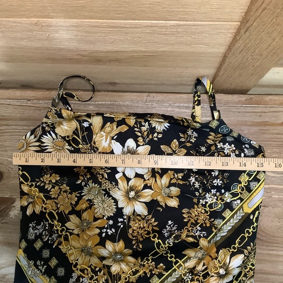 Princess Polly Slip Dress Womens 4 Lucci Chain Belt Floral Mini Whimsigoth Fairy - Picture 8 of 12